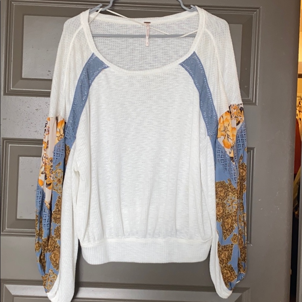 Free people waffle shirt